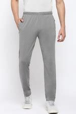 Buy Men Grey Solid Active Wear Track Pants Online - 619414 | Van Heusen