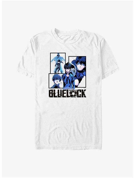 Blue Lock Isagi Collage Big & Tall T-Shirt - WHITE | Hot Topic