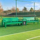 Vermont Aluminium Tennis Court Bench [2 Seater] | Net World Sports