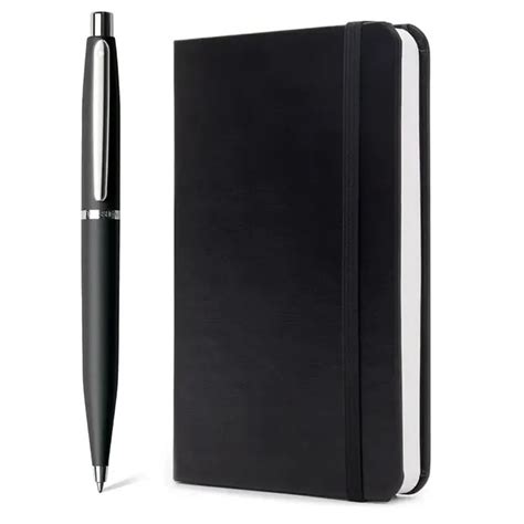 Sheaffer VFM Matte Black CT Ballpoint Pen + Notebook Gift Set G9405
