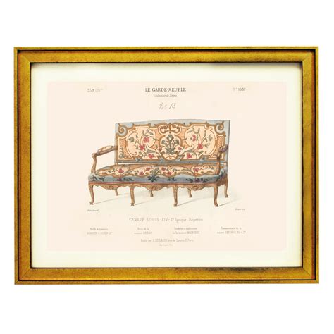 Canape Louis By Désiré Guilmard Art Print – Ikka Dukka Studio Private ...