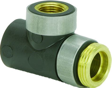 Viega 39155 ProRadiant GeoFusion HDPE Socket Fusion Thread Adapter Tee ...