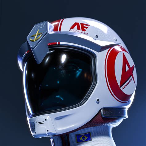 Jason Foo - EFSF Mobile Suit Pilot Helmet
