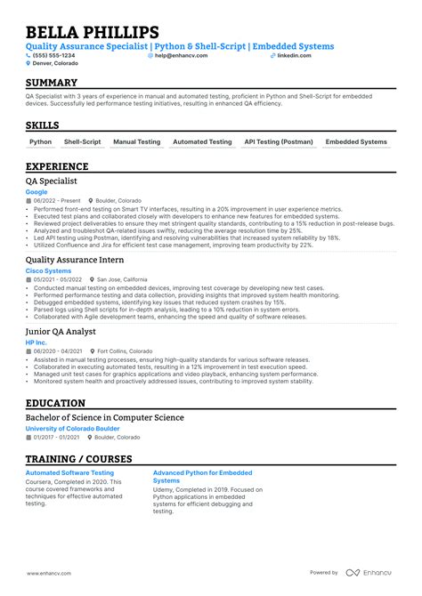 16 Successful Quality Assurance Resume Examples And Writing Tips for 2024