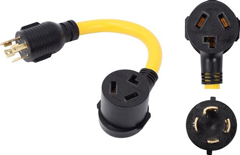 Amazon.com: ONETAK NEMA L14-30P to 10-30R 240V 30 Amp 4 Prong Twist ...