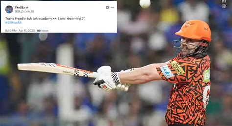 "Travis Head in tuk tuk academy, am I dreaming?" - Fans react to ...