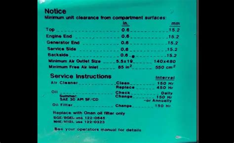 Image result for Onan Generator Code 15 Repair