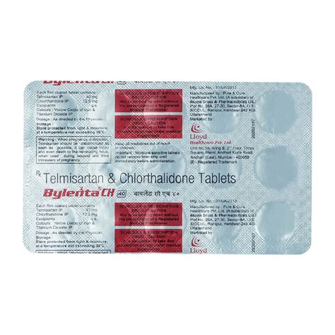 Bylenta Ch 40 Tablet | Uses, Side Effects, Price | Apollo Pharmacy