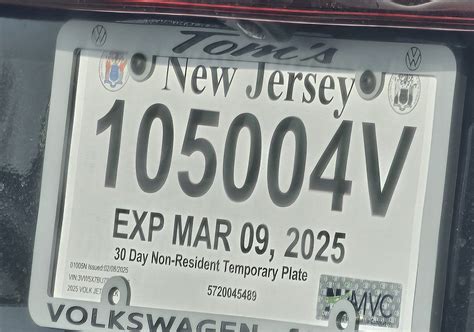 Temporary License Plates – Domestic Security