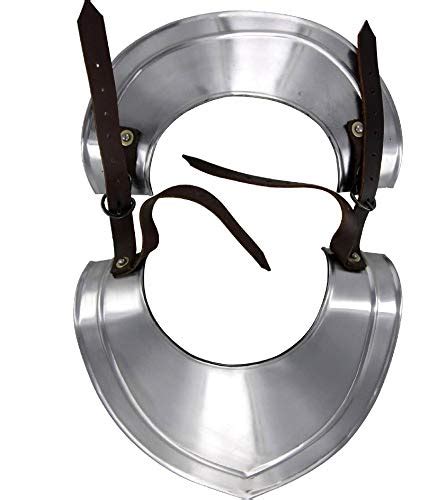 Buy Armor Medieval 18 Gauge Steel Plate Armor Gorget Classic H Neck ...