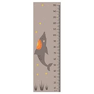 WENS Cute Dolphin Height Chart Wall Decal/Growth Chart-Vinyl : Amazon ...