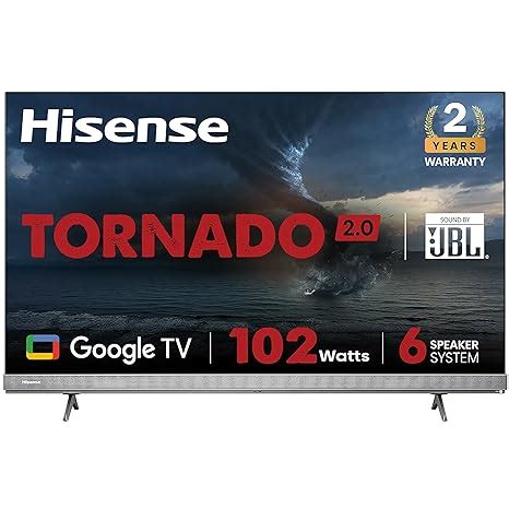 Hisense 139 cm (55 inches) Tornado 2.0 Series 4K Ultra HD Smart LED ...