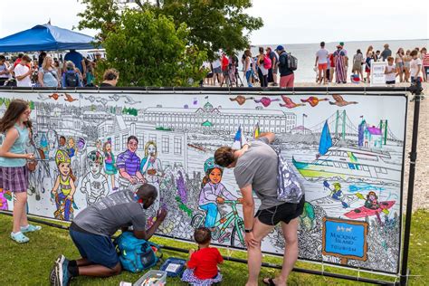 15 Foot Coloring Mural at Windermere Point | Mackinac Island Lilac ...