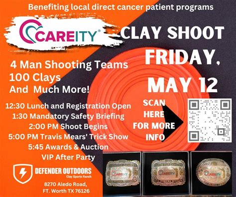 Clays for CAREity, Defender Outdoors Clay Sports Ranch, Fort Worth, May ...