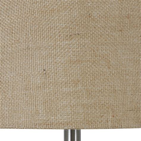 Decor Therapy Emma 27.5-in Clear Glass and Jute Table Lamp with Burlap ...