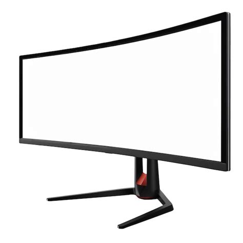 Image result for Long Curved Computer Monitor