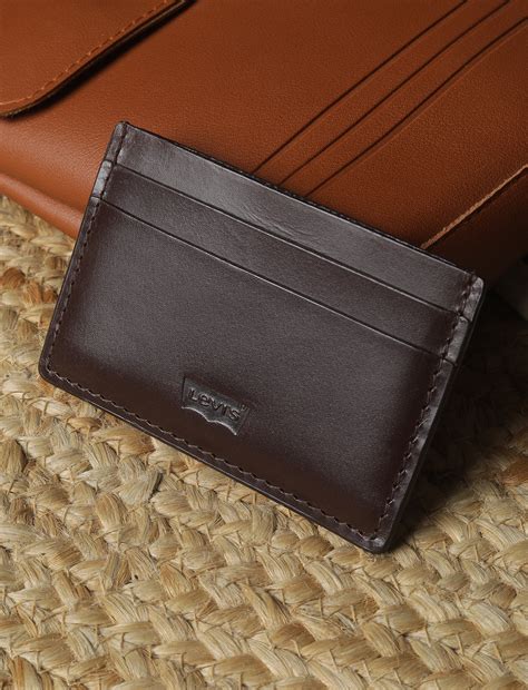 Men's Brown Solid Card Holder – Levis India Store