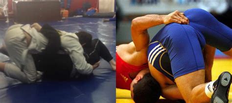 WATCH: Grappler taps to oil check