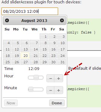 Image result for jQuery UI DateTimePicker