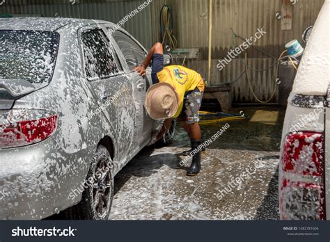 Car Wash Business Cleanliness Thailand Nonthaburi Foto de stock ...