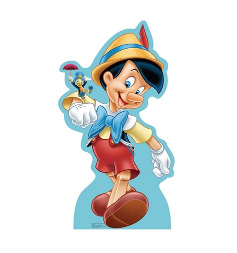 Buy Cardboard People Pinocchio & Jiminy Cricket Life Size Cardboard ...