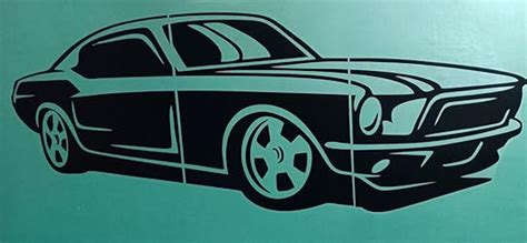 StickMe 'Classic - Muscle - Racing - Car - Creative - Colorful - Wall ...