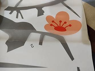 Decals Design 'Branch with Flowers' Wall Sticker (PVC Vinyl, 50 cm x 70 ...