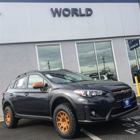 2018 Dark Grey Subaru Crosstrek with LP Aventure Lift Kit