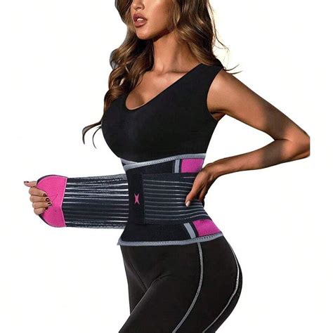 Women Waist Trainer Belt Waist Cincher Trimmer Slimming Body Shaper ...