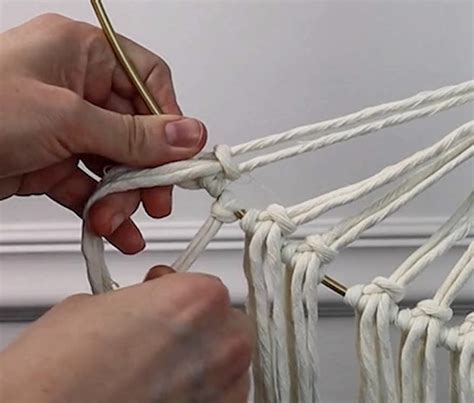 Macrame Tree of Life Tutorial On 8 Inch Hoop 的图像结果