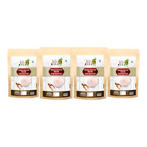 90's MILL Authentic Himalayan Pink Rock Salt Powder | Low Sodium ...