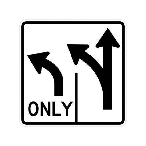 Image result for Intersection Lane Control Sign