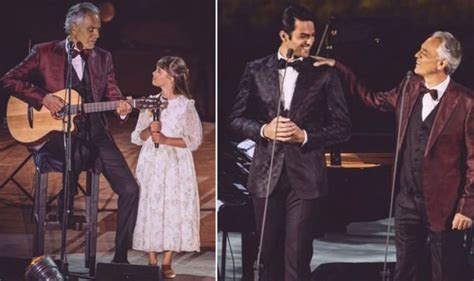 Andrea Bocelli tentang 'hadiah' bernyanyi bersama anak-anak Matteo dan ...