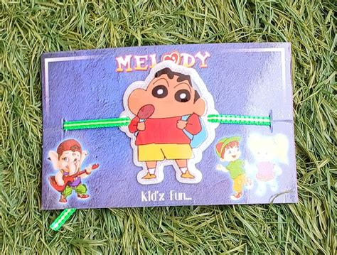 Shinchan Theme Rakhi For Kids - Melody Kid'z Fun Collection