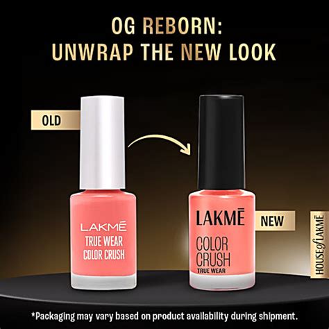 Buy Lakme True Wear Color Crush Nail Paint - Long Lasting & Vibrant ...