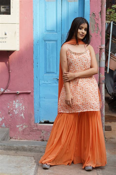 Narangi Sharara Suit Set – Label Ratan