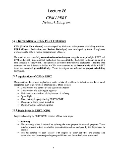 CPM & PERT Techniques: Overview & Applications in Project Management ...