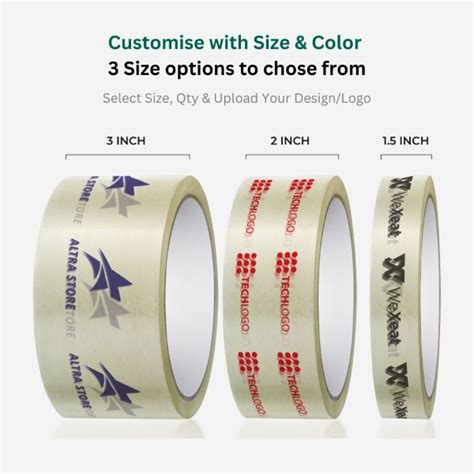 Custom Printed Transparent Tape | Secure Branded Packaging