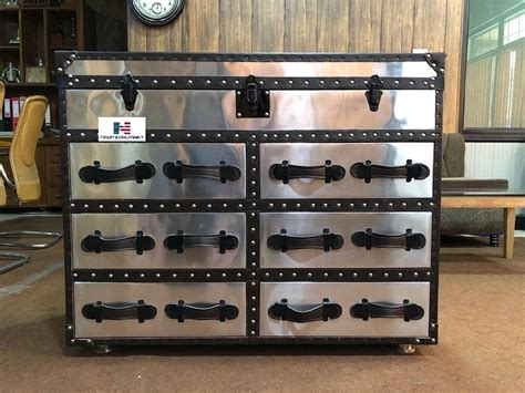NauticalMart Mayfair Steamer Trunk Double Chest India | Ubuy