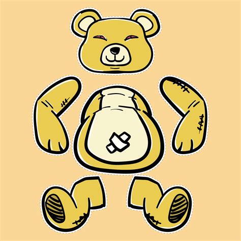 Printable Bear Pattern 的图像结果