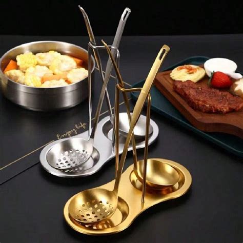 Stainless Steel Soup Spoon Rack Creative Hot Pot Tableware Gift Hotel ...