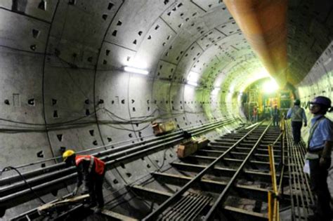 Construction Of India's First Underwater Rail Tunnel Finishes Before ...