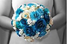 Blue Wedding Bouquet Flowers by Blue Wedding Bouquets Made Of Wood Paper Corn Husk And Blue Wedding Bouquet Flowers