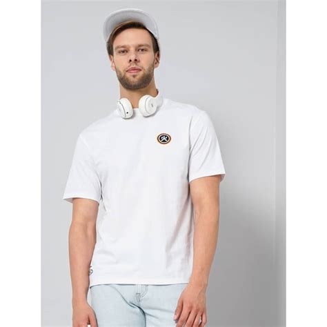 Naruto - White Printed Round Neck Cotton T-shirt | Celio