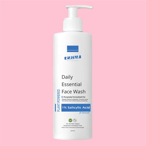 Salicylic Acid Face Wash with Glycolic Acid, Niacinamide – KAIVA