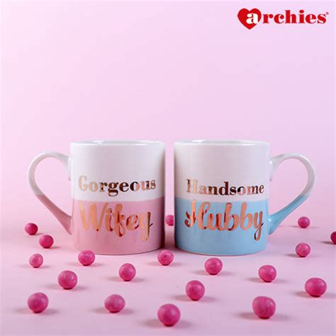 Archies Twin Mug for Husband and Wife