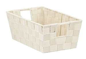 Home Basics PB49141 Non-Woven Strap Bin, Small, Ivory : Amazon.in: Home ...