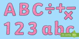 👉 Blue Glitter Themed Display Lettering - (teacher made)