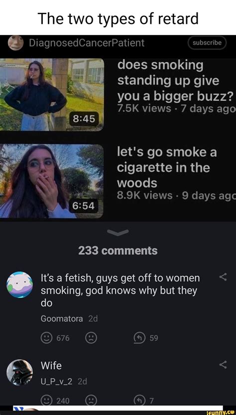 The two types of retard DiagnosedCancerPatient subseribe does smoking ...