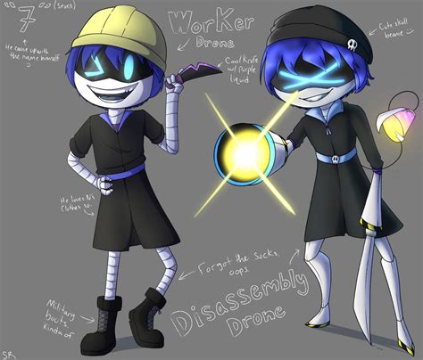 My little brother made a Murder Drones OC??? by Sunset-Reverie on ...
